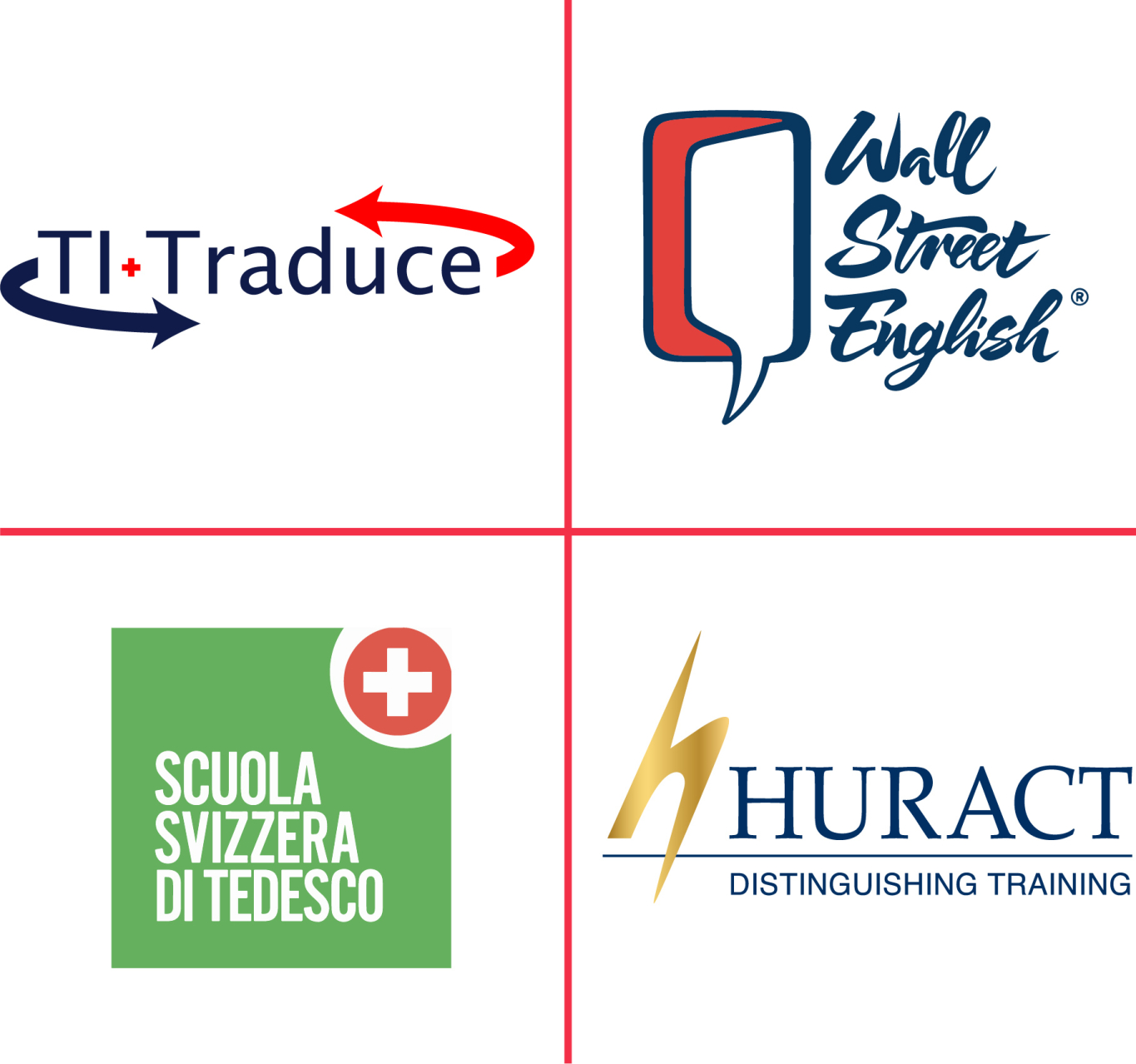 Scuola Svizzera di Tedesco, Wall Street English, Huract, TI Traduce